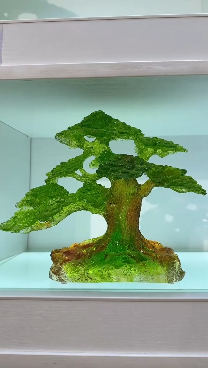 手工艺品琉璃建基业长青