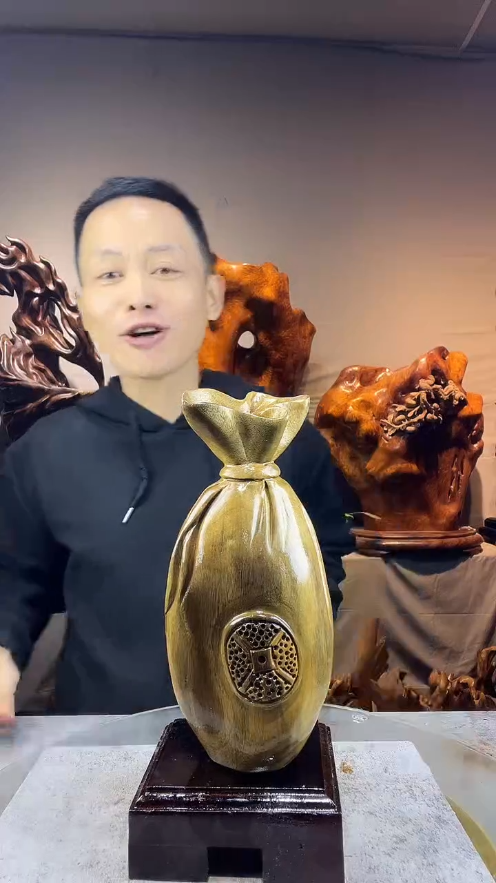 金丝楠用****4小叶桢楠随行摆件53