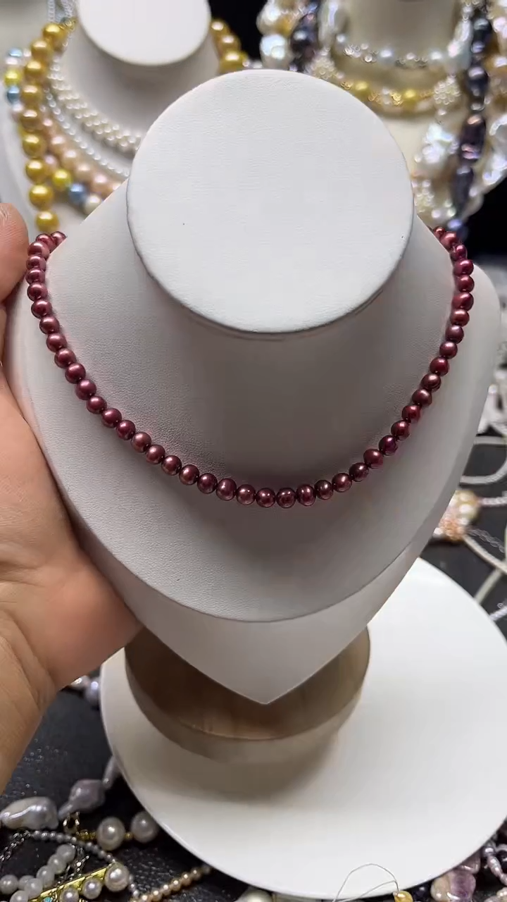 颈饰未镶嵌淡水珍珠多人