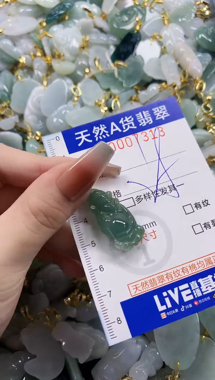 颈饰未镶嵌翡翠天然A货翡翠