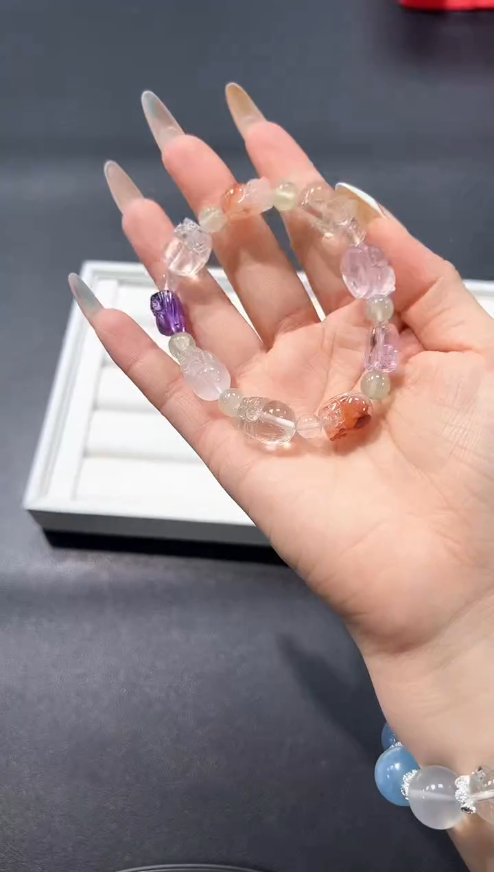 未镶嵌手链水晶74h多样性发其一【1条】默认微瑕