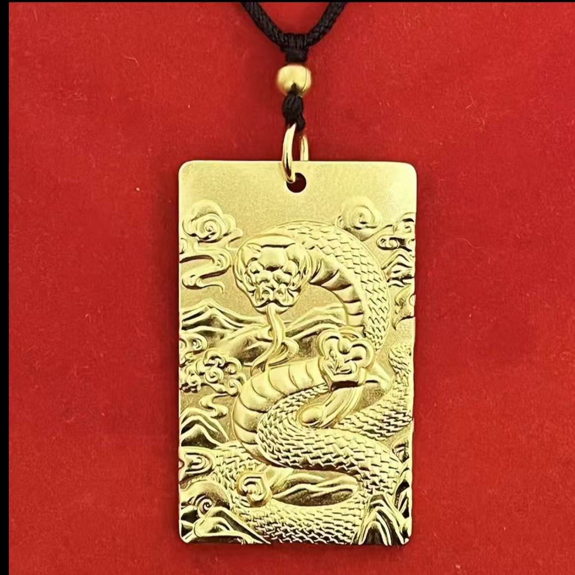 合金吊坠 挂坠项链2025【蛇牌吊坠】最新款经典百搭时尚金色精美