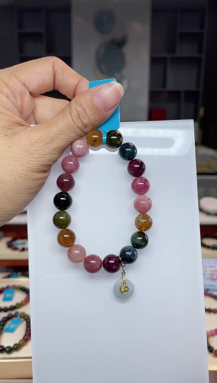 【闪购商品】碧玺单圈手串未镶嵌（多样性发一条）Q