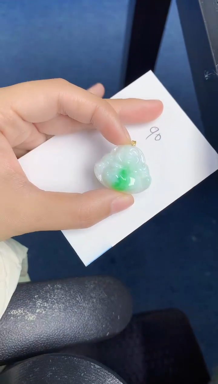 【闪购商品】翡翠颈饰18K金镶嵌000000000