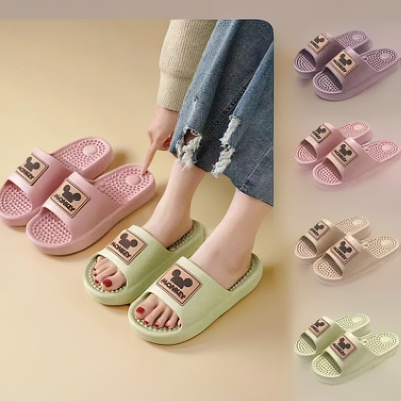 565小熊情侣按摩拖鞋透气软底防滑夏季休闲弹力沙滩时尚居家舒适