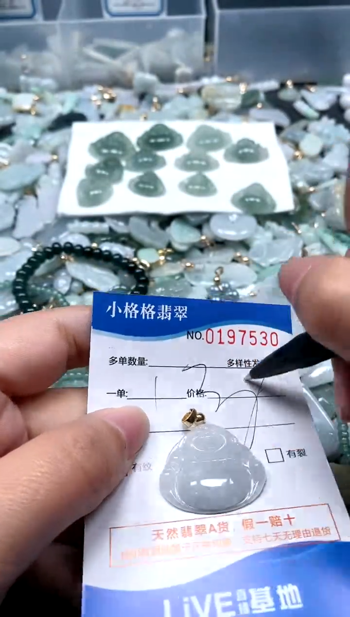 【闪购商品】翡翠颈饰未镶嵌闪购商品0197530