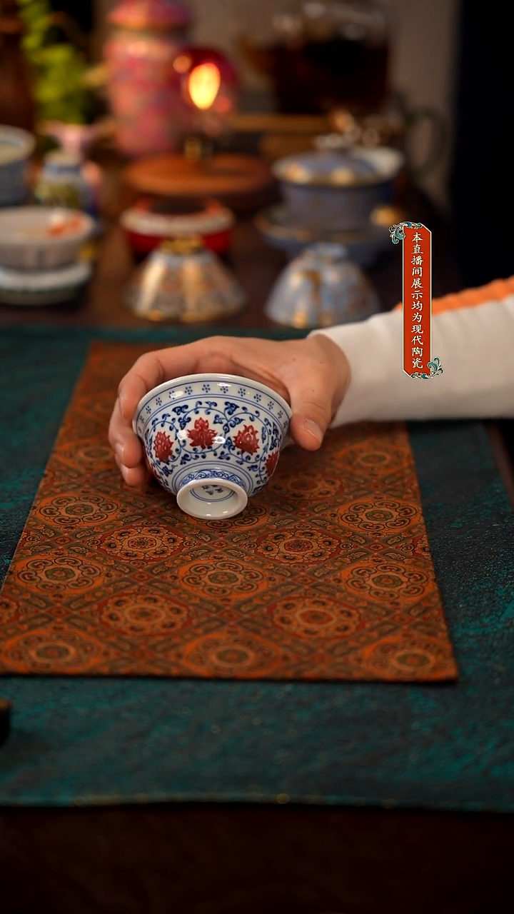 瓷片景德镇精美茶器7361