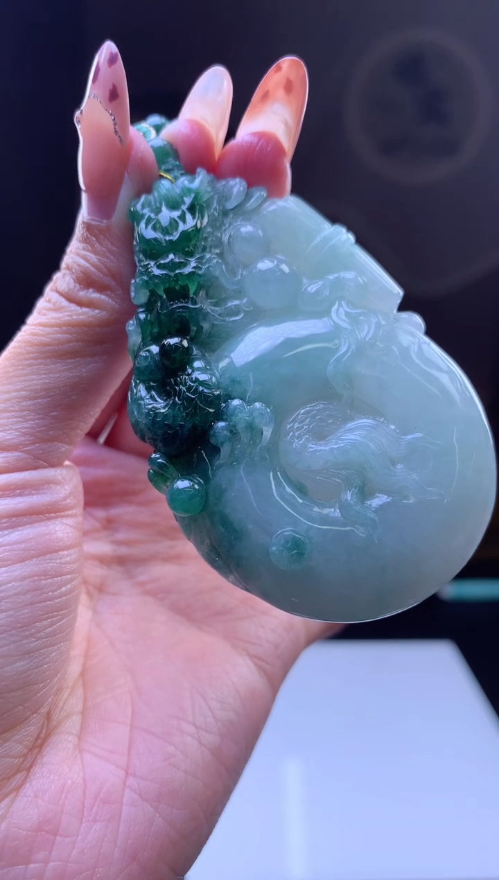 【闪购商品】定制翡翠未镶嵌挂件发货（拍一发一）