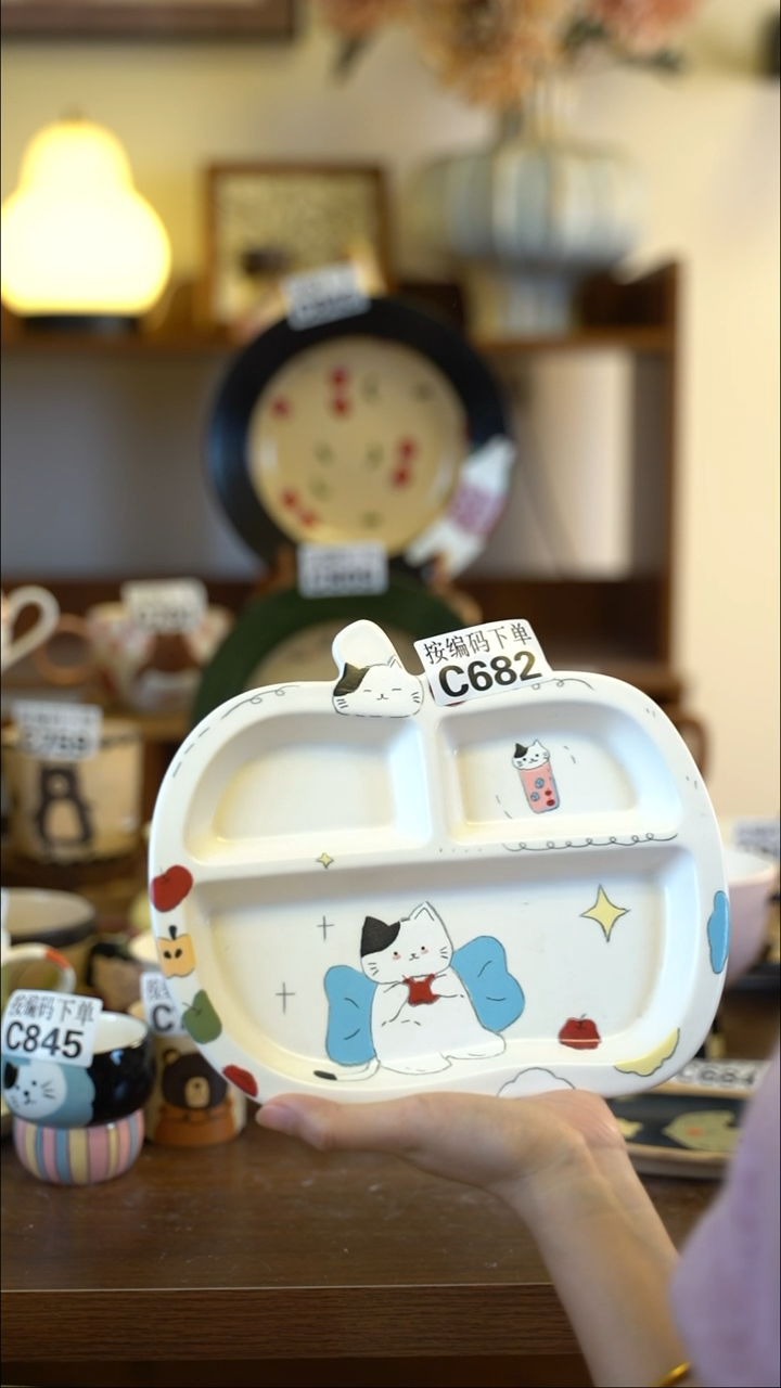 摆件陶C682 阿满屋手工手作陶瓷 