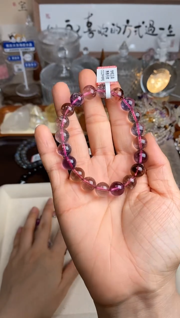 【闪购商品】水晶手链未镶嵌9.5m超七