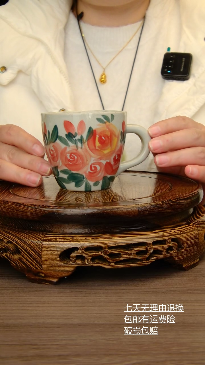 【闪购商品】杯子杯子纯手工手绘景德镇