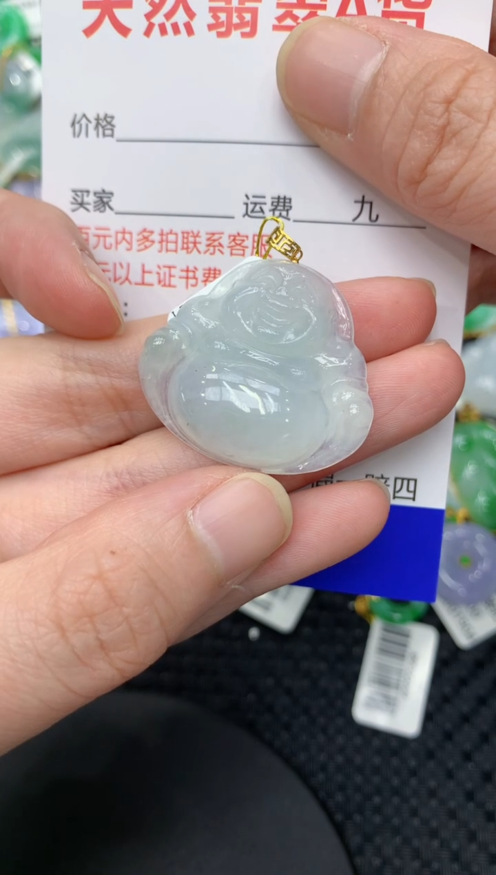 【闪购商品】翡翠颈饰18K金镶嵌11111111111