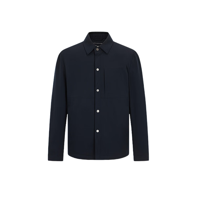 【LONDA伦德马】25冬季新款男士厚款翻领纯色外套鹅绒羽绒服2913