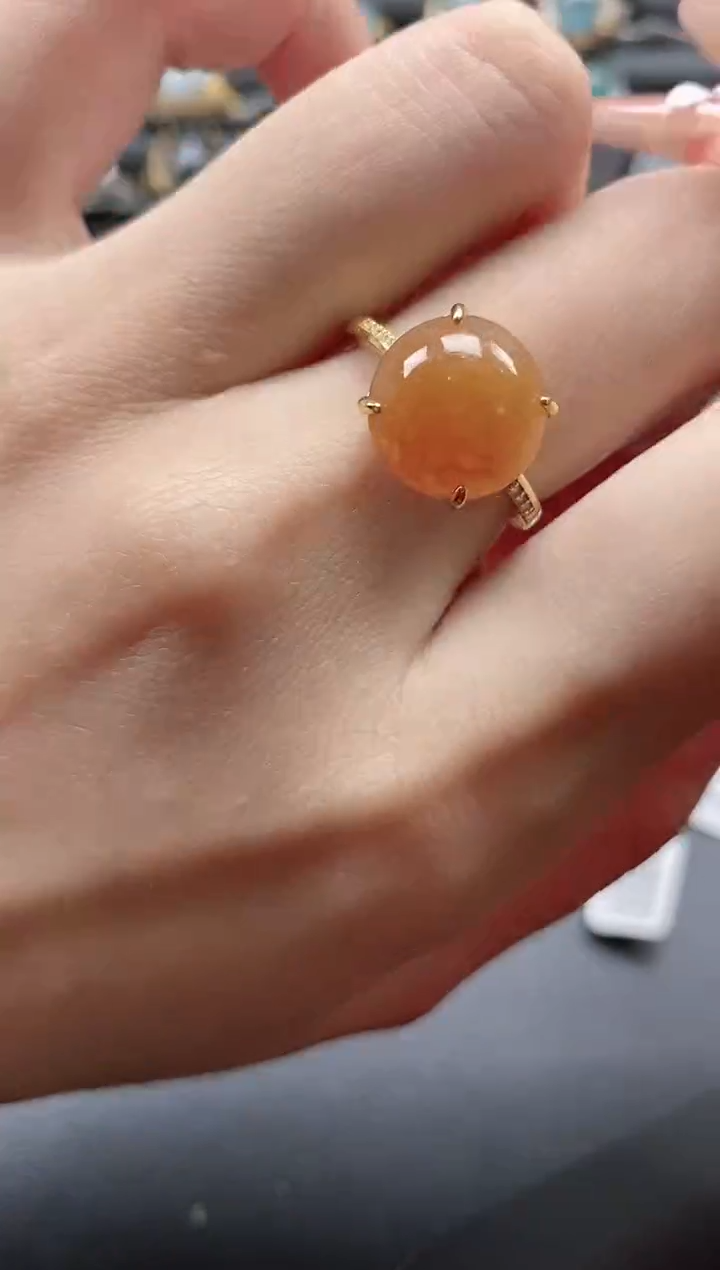 【闪购商品】翡翠戒指银S925镶嵌1111