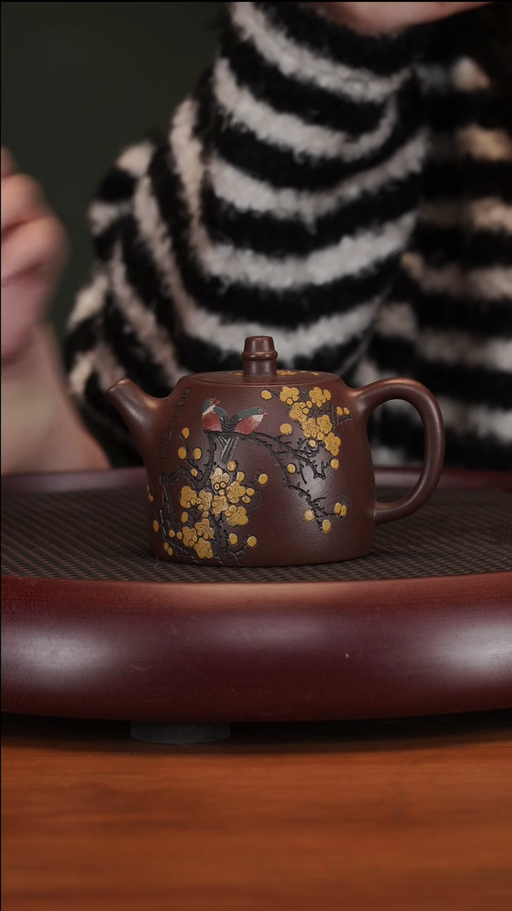 【闪购商品】紫砂茶壶2-10XXW汉铎汉棠紫泥250cc