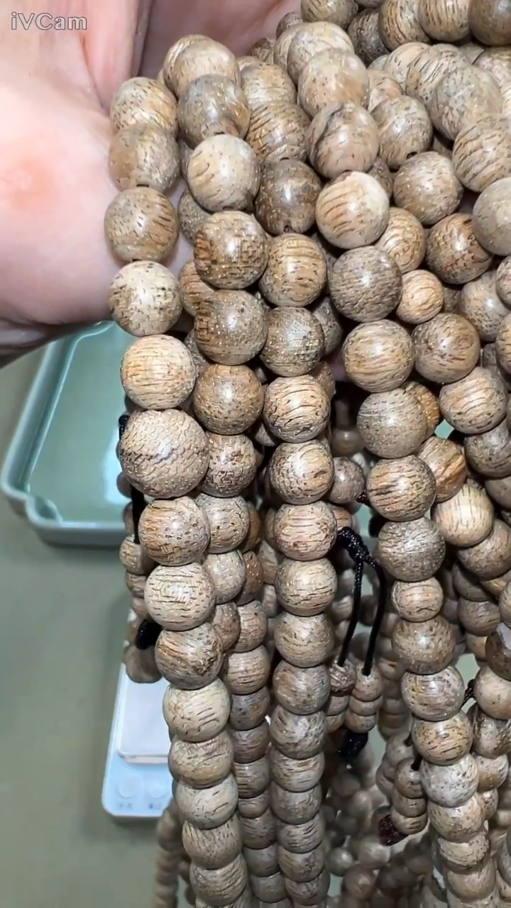 柬埔寨菩萨软丝奇楠种7mm念珠多样性发其一