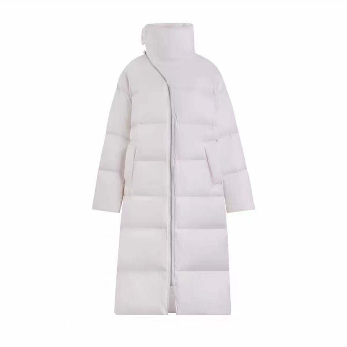 麦迪尚品 5113010 冬季时尚厚款保暖立领长羽绒服品牌女装撤柜