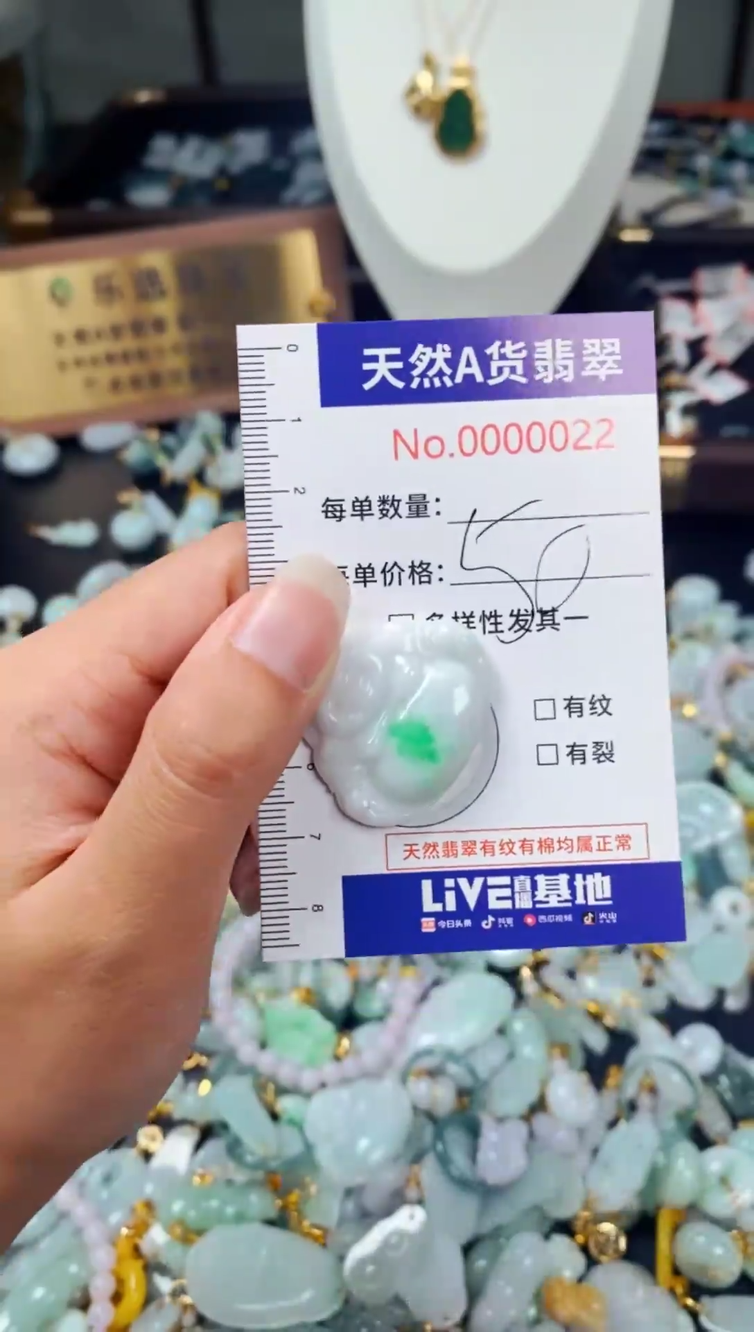 颈饰未镶嵌翡翠22