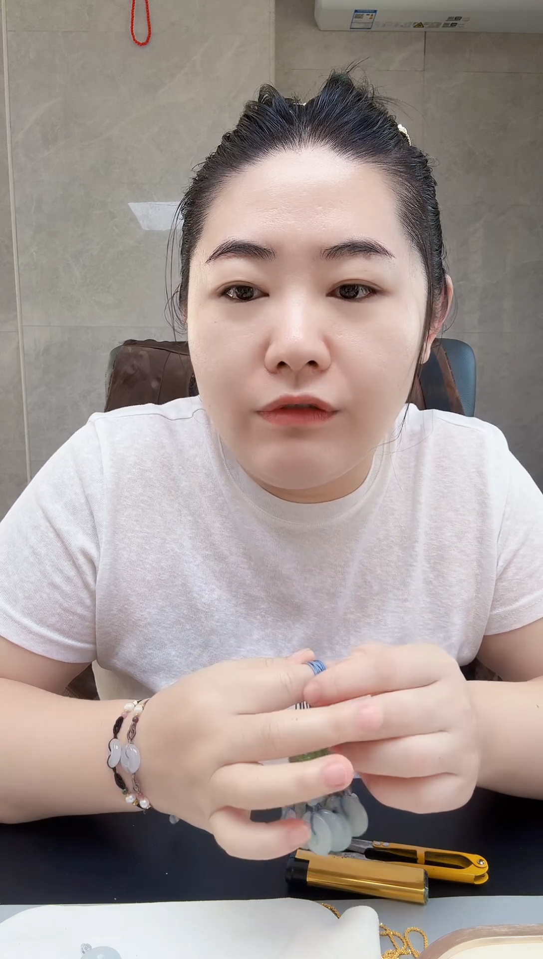 颈饰未镶嵌翡翠翡翠平安扣1号手机挂多样性发货