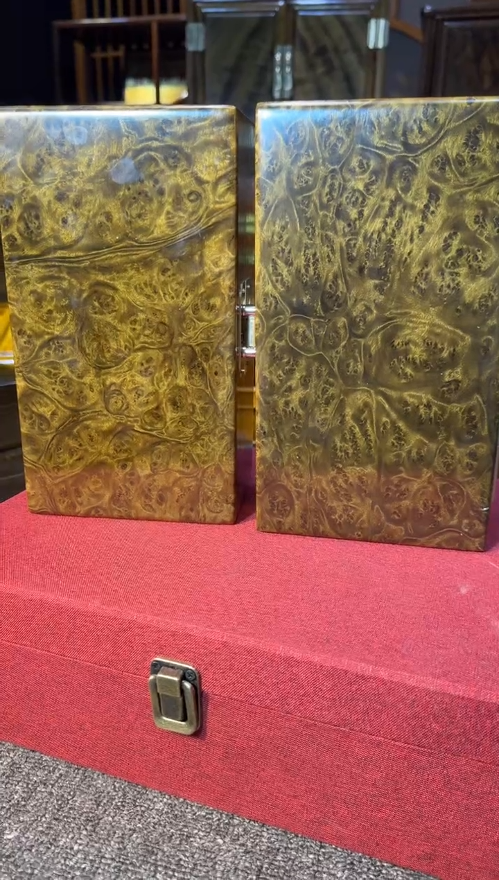 【闪购商品】乌木类成套家具阴沉乌木对盒Y23