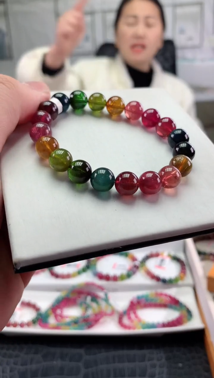 【闪购商品】碧玺手串未镶嵌多样性发一条