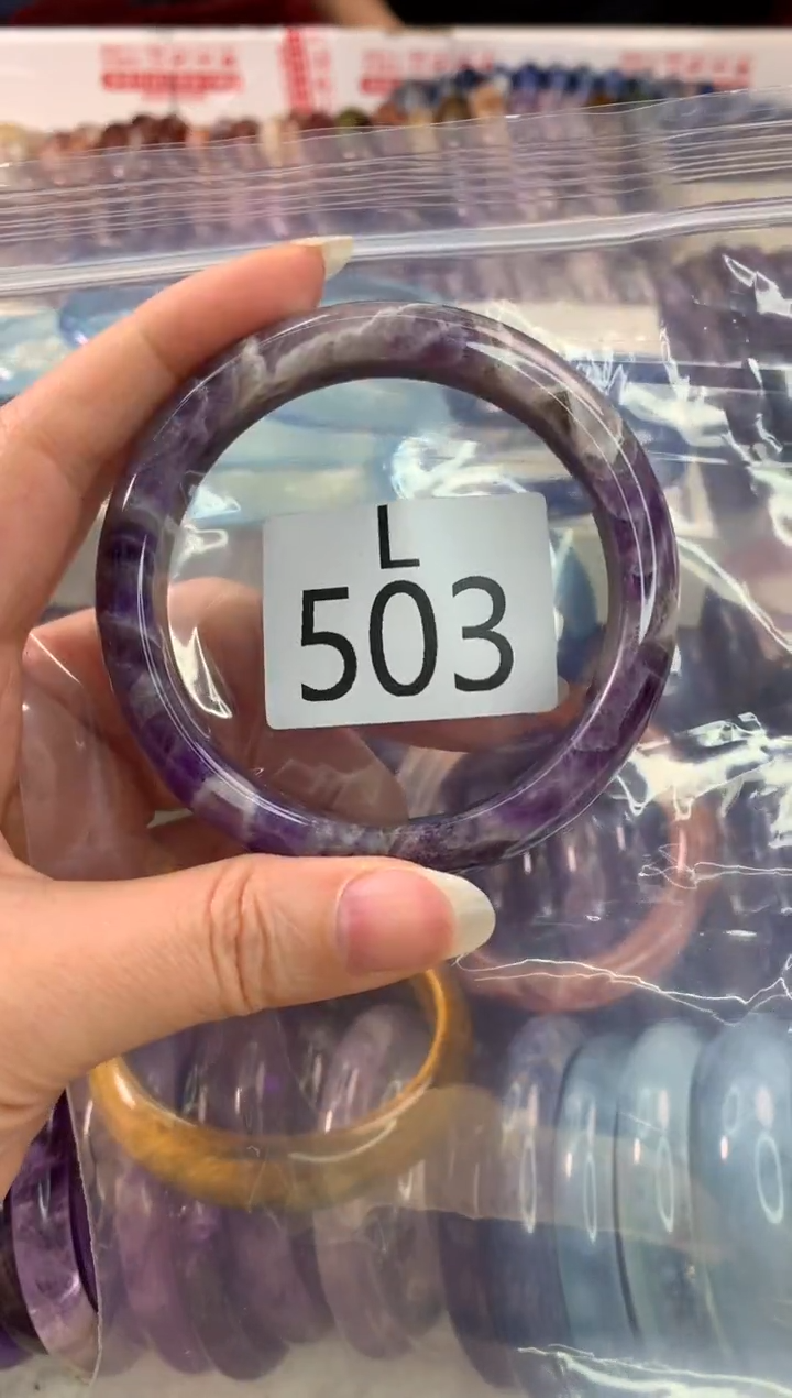 【闪购商品】水晶水晶手镯L未镶嵌503-59