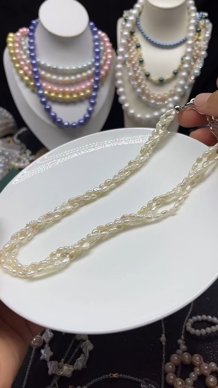 颈饰未镶嵌淡水珍珠多人