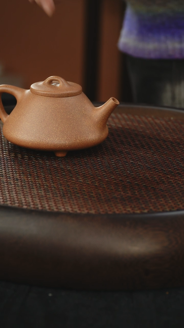 茶壶紫砂子冶石瓢 老段泥