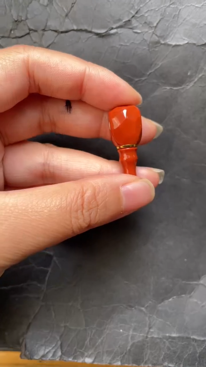 未镶嵌6南红玛瑙三通