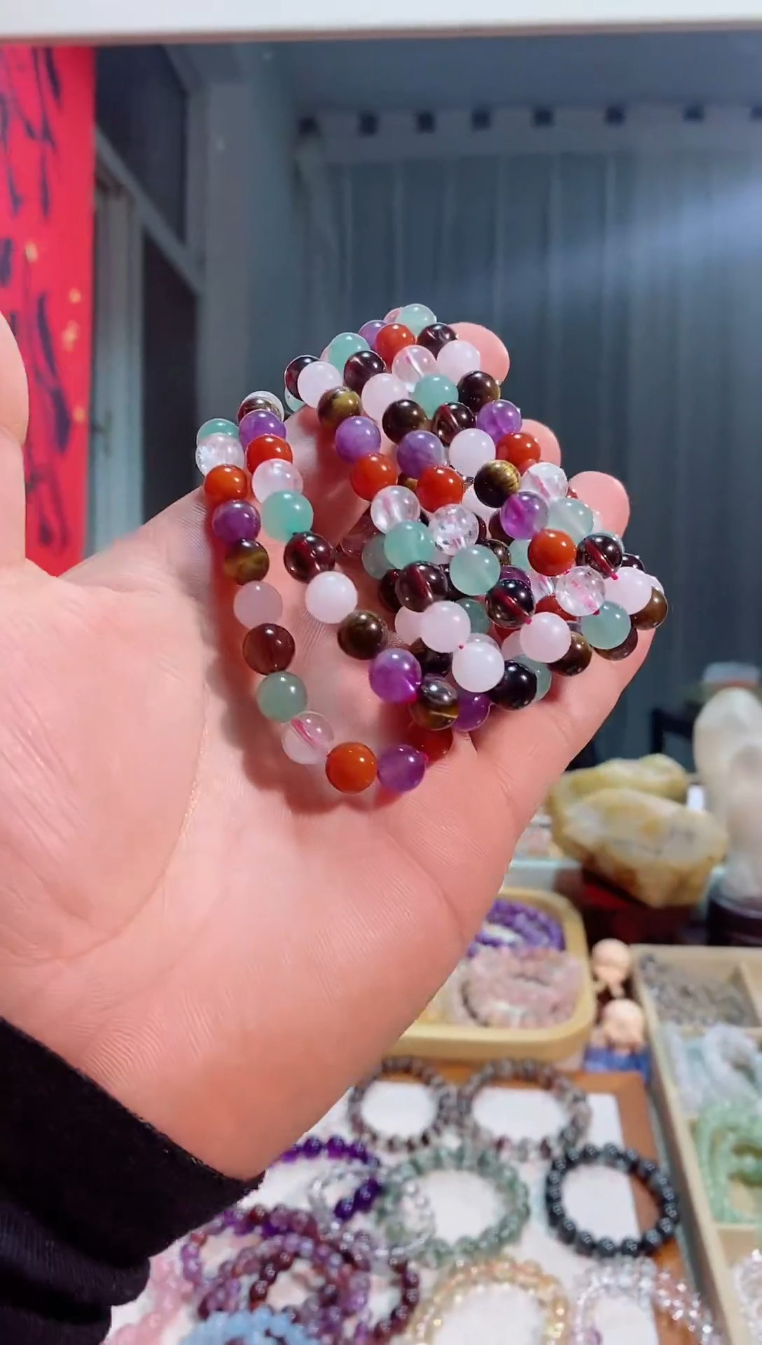 【闪购商品】水晶手链未镶嵌多宝8m+(多样性发其一）