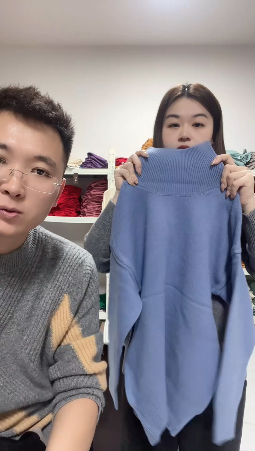 平面加厚雾霾蓝xxl1件