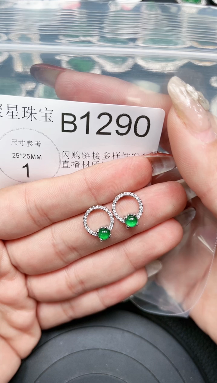 【闪购商品】翡翠颈饰未镶嵌送皮绳1290