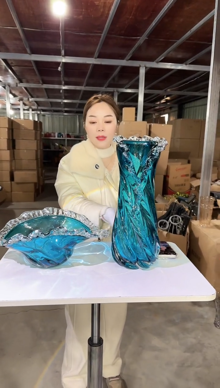 【闪购商品】无铅玻璃悠悠Z-花器-80一对早