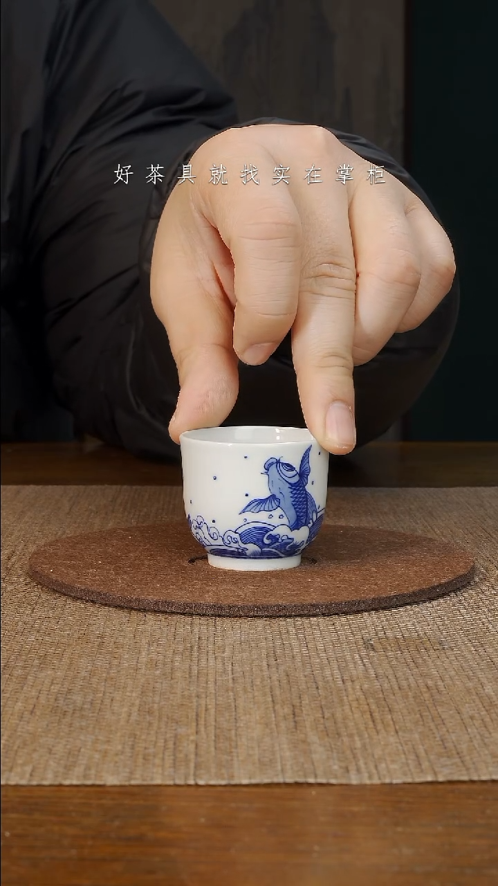 【闪购商品】摆件景德镇手工手绘茶具大器宛成