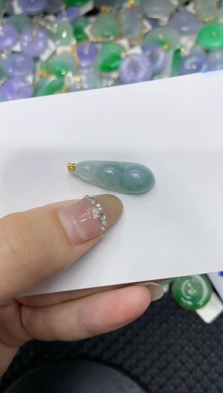 【闪购商品】翡翠颈饰18K金镶嵌222222222