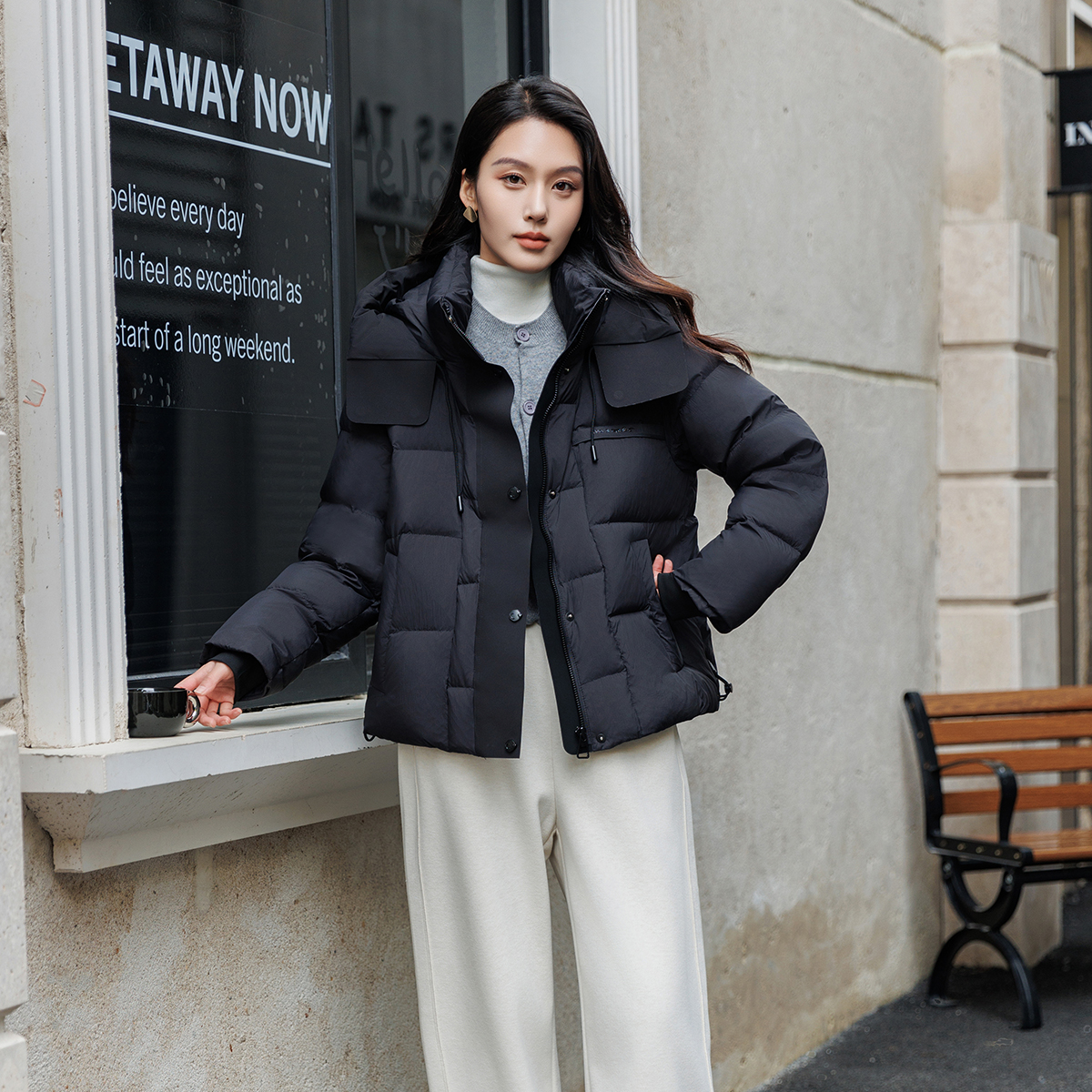 【诺哥专属】2025新款秋冬时尚休闲女款羽绒服E023