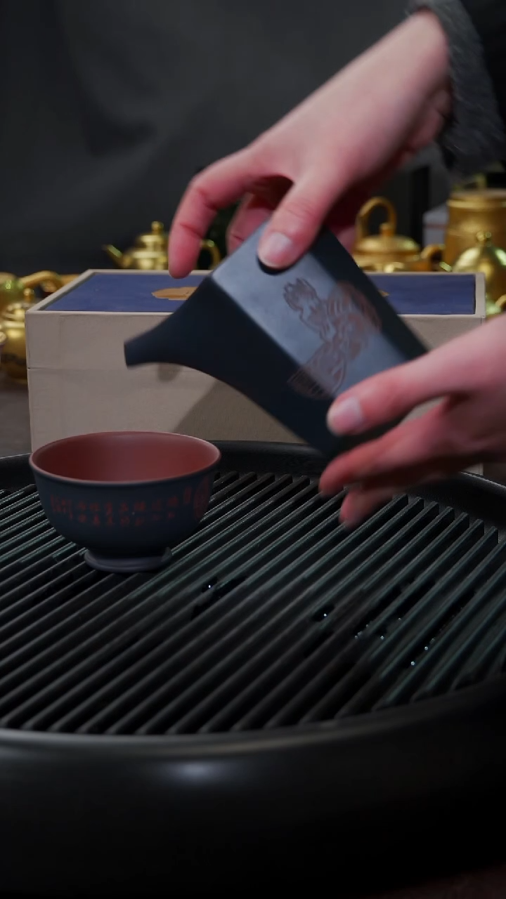 【闪购商品】杯【宜景窑】陆禄公道套组