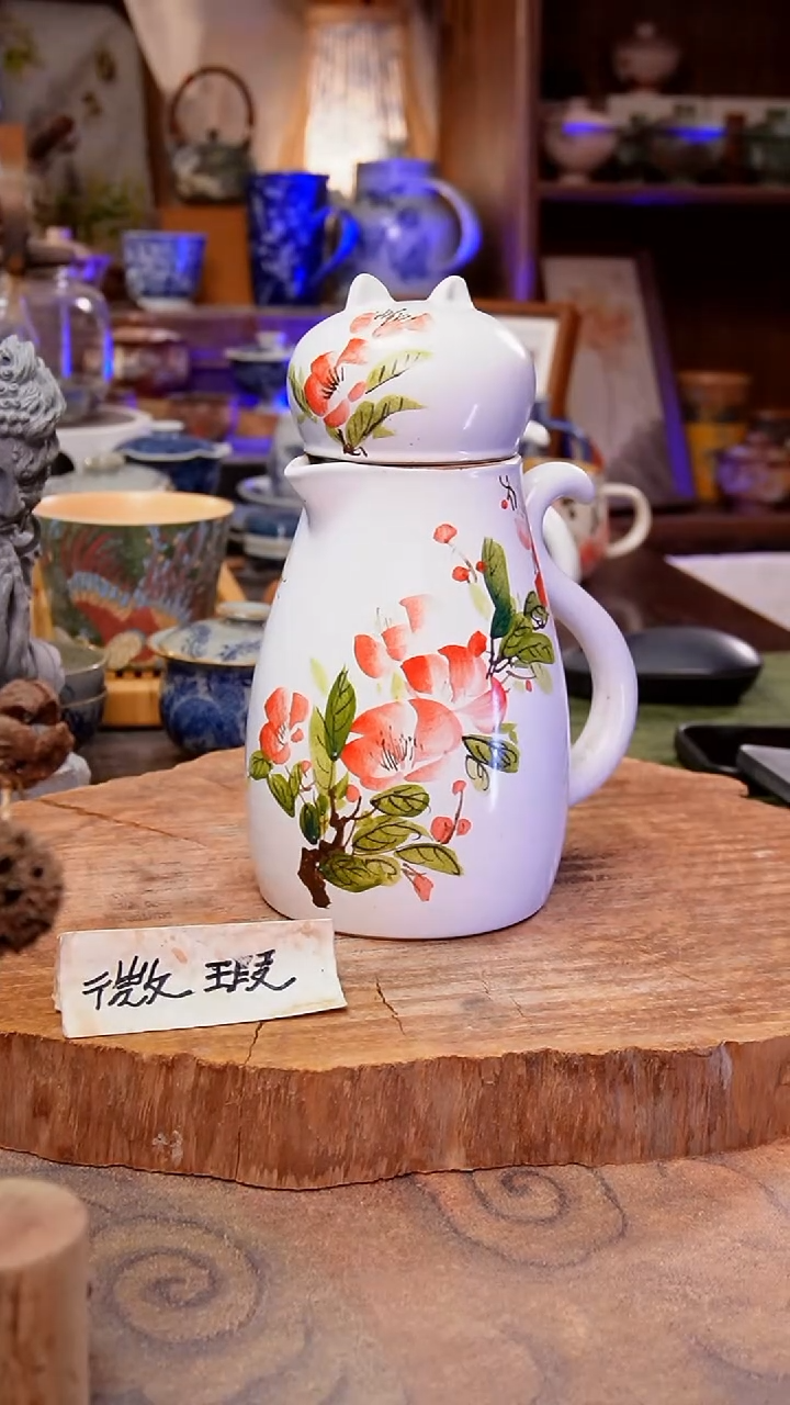 杯子牵牛花手工手绘手工手绘