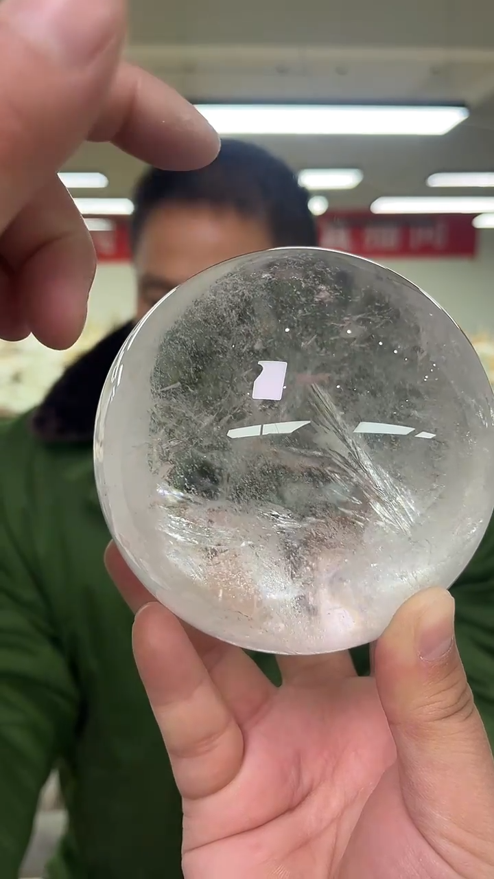 【闪购商品】水晶水晶球未镶嵌天然多样性发一90mm