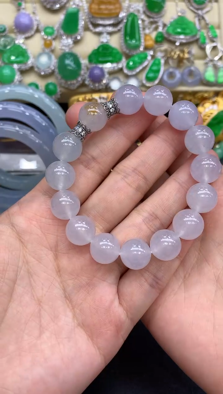 未镶嵌手串翡翠353-中国好珍宝