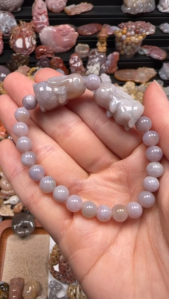 【闪购商品】硅化珊瑚（珊瑚玉）颈饰未镶嵌273