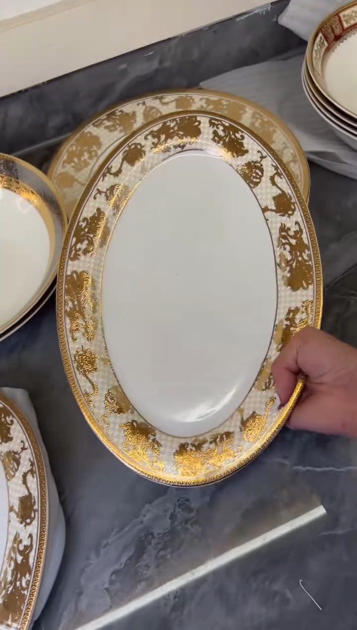 瓷片12寸鱼盘一个一单尾单