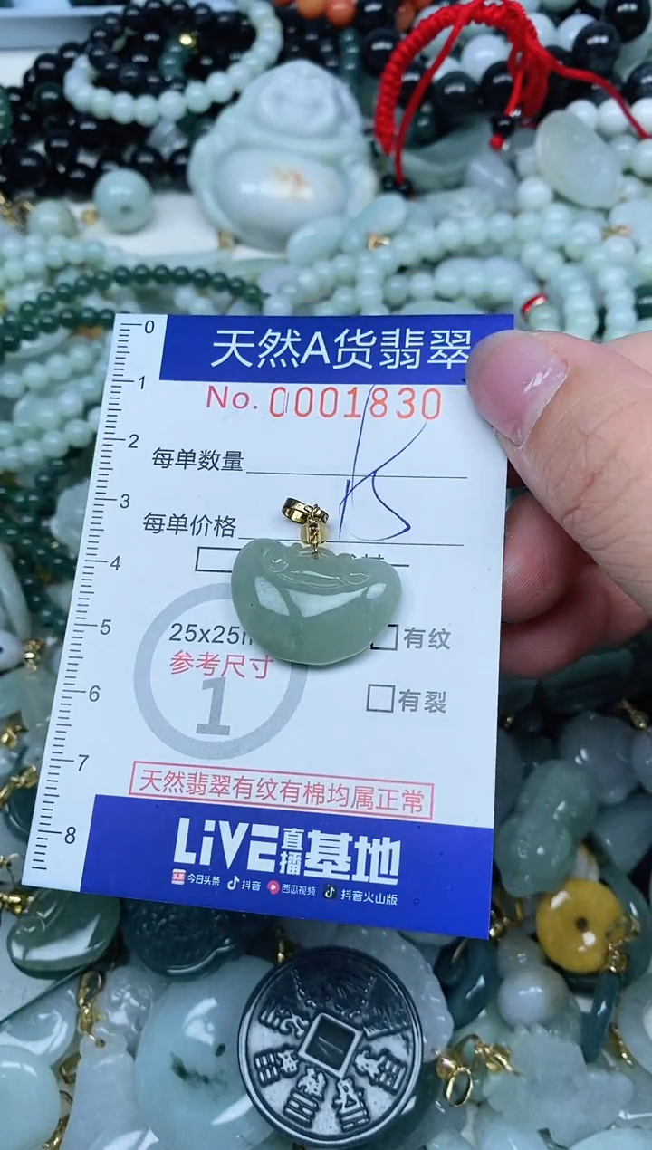 【闪购商品】翡翠吊坠(不含链)未镶嵌翡翠