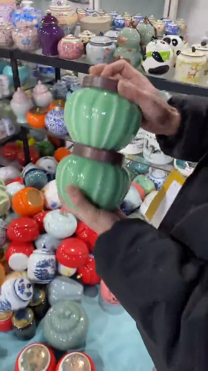 【闪购商品】罐（不带礼盒）陶瓷茶叶罐密封罐等