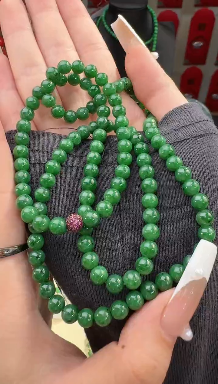 【闪购商品】翡翠颈饰未镶嵌珠串