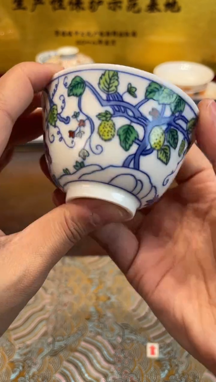 杯子瓷景德镇源头工厂生产，手工手绘