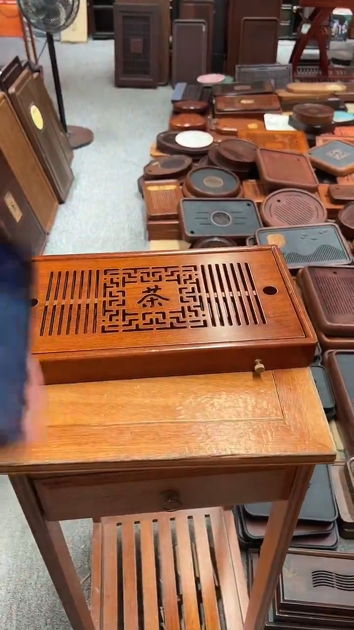 福利花梨木一整块长36CM*宽20CM茶盘送管