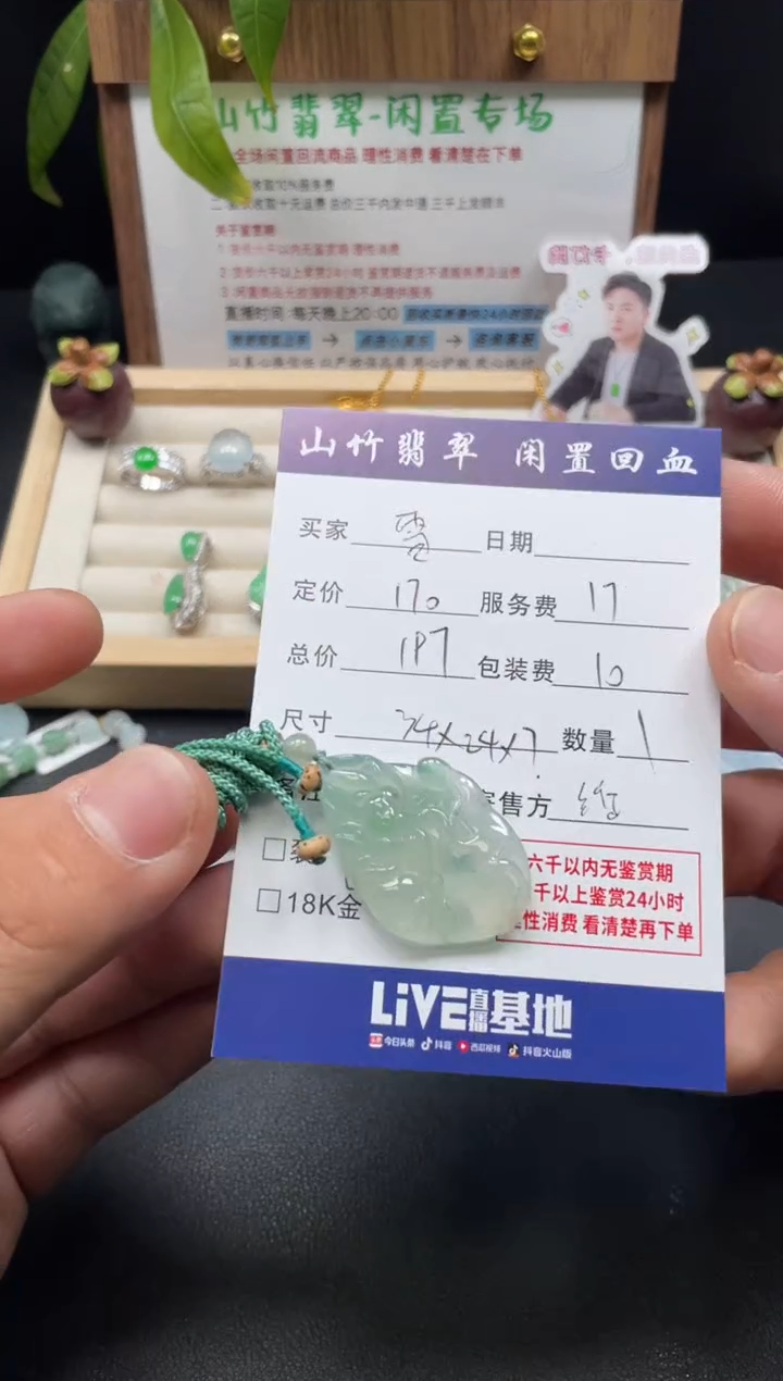 颈饰未镶嵌翡翠雪3003093