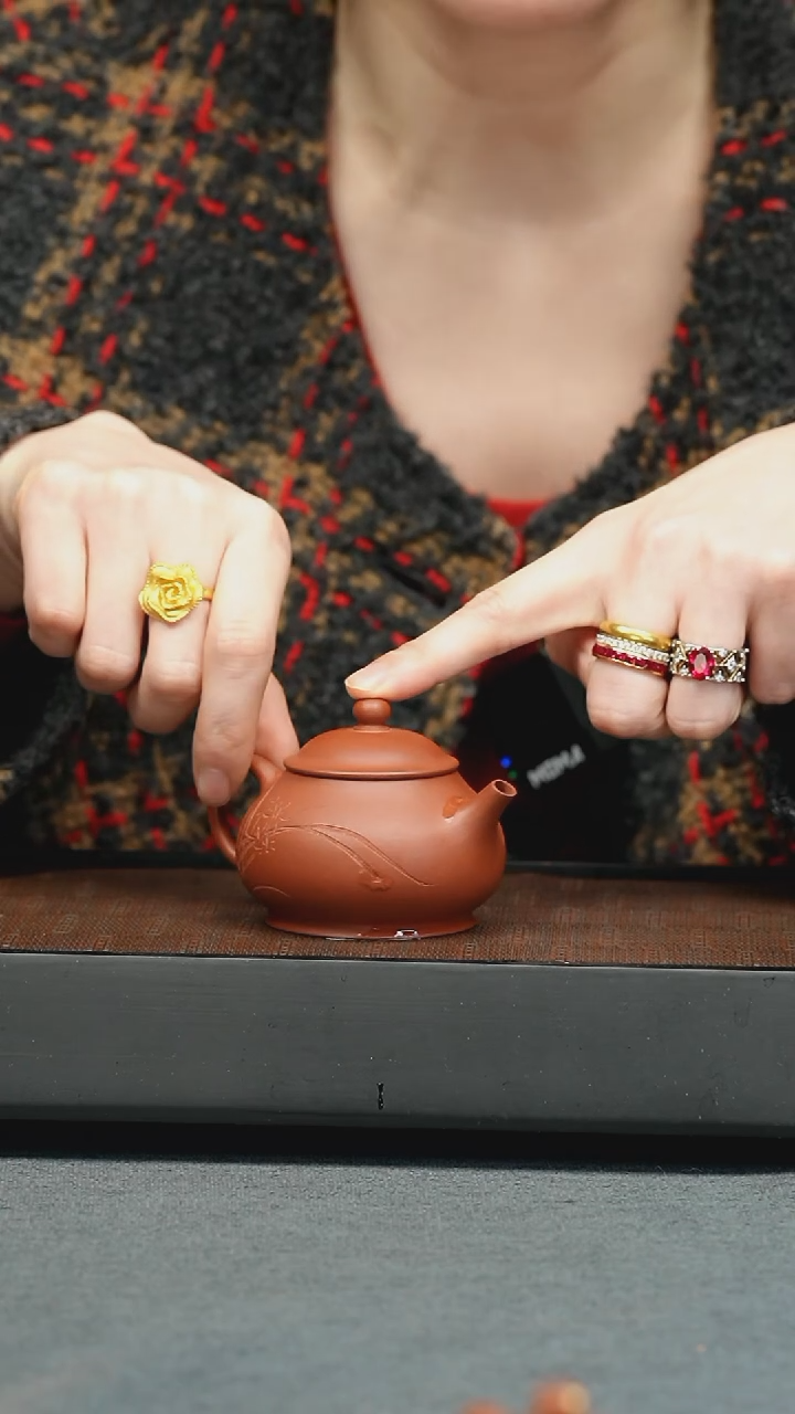 【闪购商品】紫砂茶壶五堂 潘壶-文长先生款