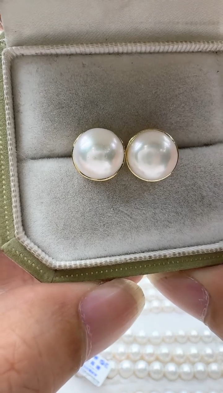 【闪购商品】淡水珍珠耳饰未镶嵌非基地发货不带证书